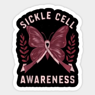 Sickle cell ,Sickle cell awareness outfit Sticker